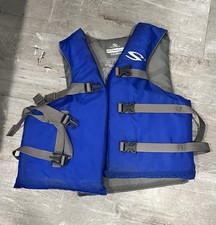 Stearns Universal Life Jacket Type III PFD Chest 30-52 Over 90 LBS Blue