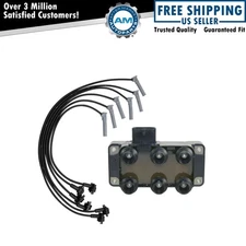 Spark Plug Wires & Ignition Coil Kit Set for 05-10 Ford Mustang 4.0L V6 New