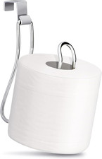 Over the Tank Toilet Paper Holder, Metal Toilet Paper Holder, Chrome