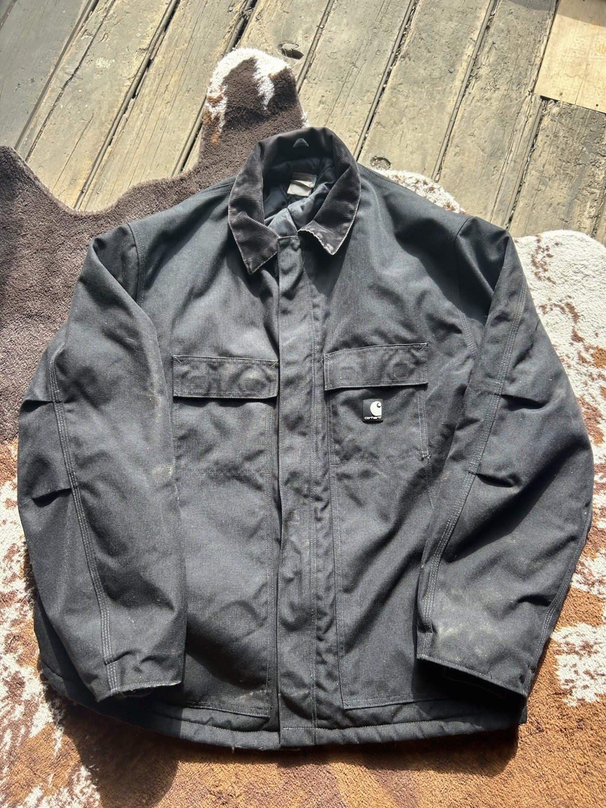 Carhartt Quilted Lined Jacket in Black for Men and Women