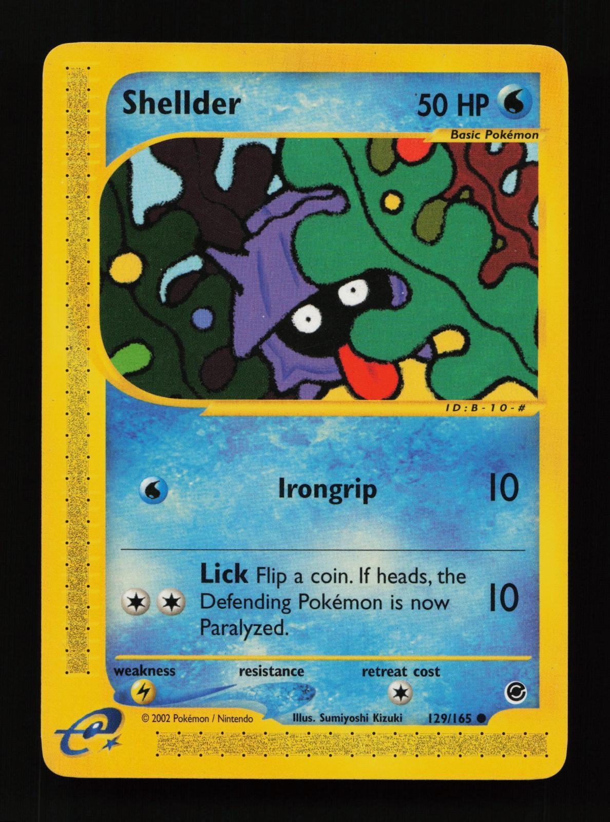 Shellder 129/165 Common Expedition Base Set Pokemon Cards