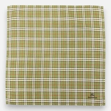 Vintage Burberry Handkerchief Nova Check Pocket Square Scarf Preppy Bandana 16"
