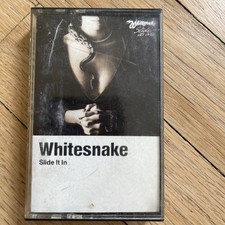 Whitesnake Slide It In Cassette Tape Geffen Rock Metal 1984 M5G 4018