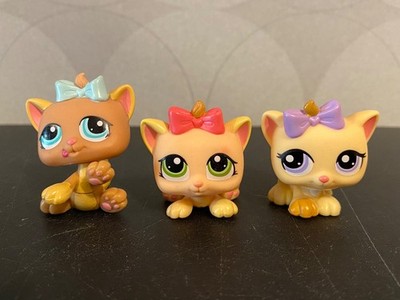 Authentic Littlest Pet Shop #1335 #1336 #1337 Triplet kitten cat