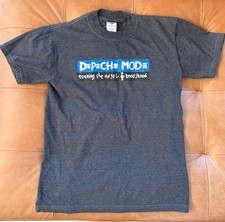 Depeche Mode "Touring the Angel" Charcoal Gray Unisex T Shirt, Small
