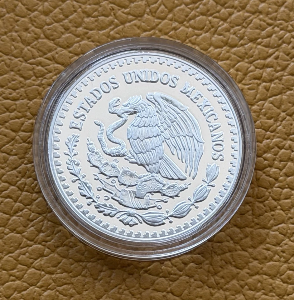 Moneda Plata 999 1/4 Oz México 2023 Proof. FDC En Cápsula Original. SOLO 9000 - Imagen 4 de 4