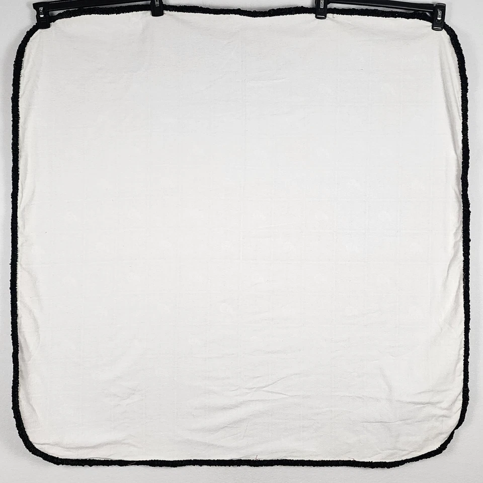 Manta de recepción de vellón rojo/negro patrón Utah Univ 42"x42" y 2 paños eructos NUEVO Foto 3 de 4