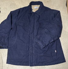 Tyndale FR Jacket Men s Size XL Blue Full Zip Amtex Fire Resistant Coat