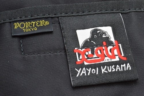 Porter X-girl × YAYOI KUSAMA × PORTER Helmet Bag Yayoi Kusama 2WAY Shoulder Tote - Picture 10 of 12