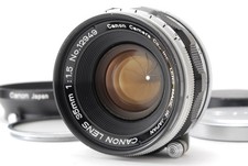 Rare  MINT w/filter Canon 35mm f/1.5 Lens LTM L39 Leica Screw Mount From JAPAN