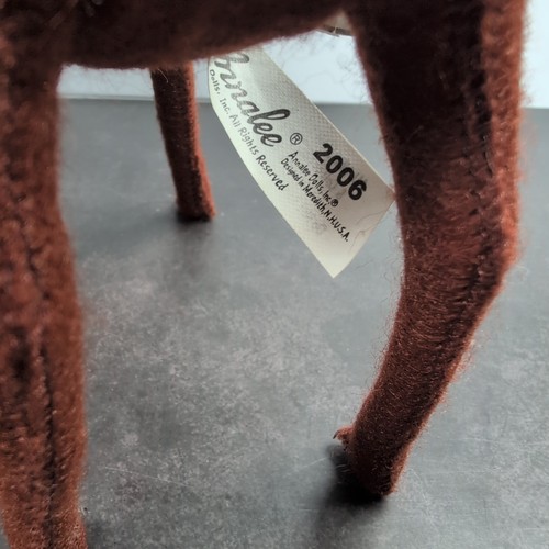 2006 Annalee Moose 9" Doll Wired Christmas Wreath Holiday Mobilitee Tags Rare - Picture 7 of 13