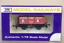 DAPOL L&NWR A KNOWLES & SONS CLIFTON HALL 7 PLANK WAGON 360 AGCM LIMITED ED ny