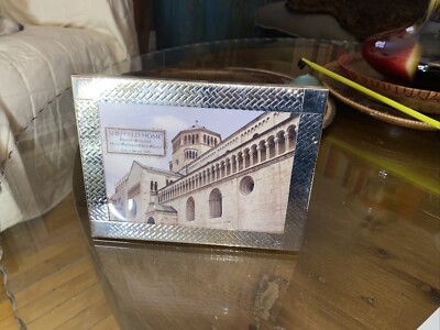 Sheffield Home Textured Silver Plate Frame 5x7 vintage - necer uaed
