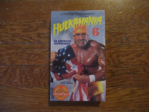 vintage wwf hulkamania 6 vhs coliseum video new never open very rare - Picture 2 of 5