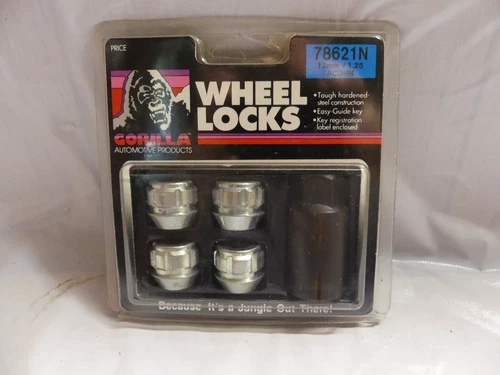 Gorilla Guard Wheel Locks 12mm x 1.25 Acorn #78621N (With Socket) FREE SHIPPING