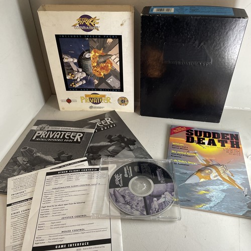 Strike Commander Wing Commader Privateer PC 1994 White Boxed VersionBig Box Rare - Picture 3 of 3