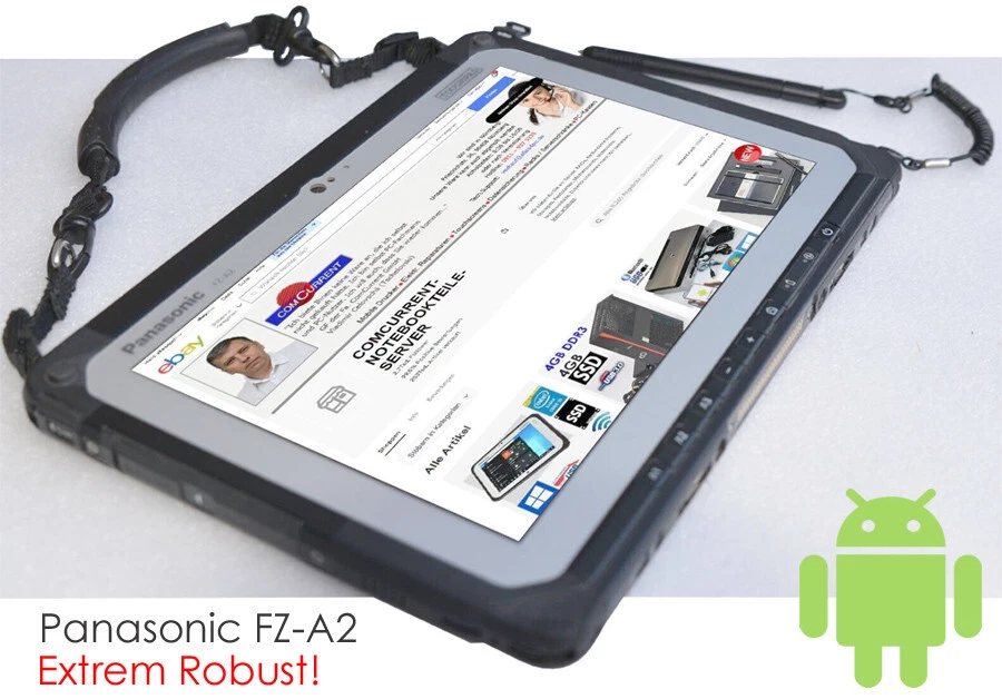 Toughpad Panasonic FZ-A2 Tablet Shockproof 10.1" 25.7cm Android 32GB SSD HDMI - Image 3 of 4