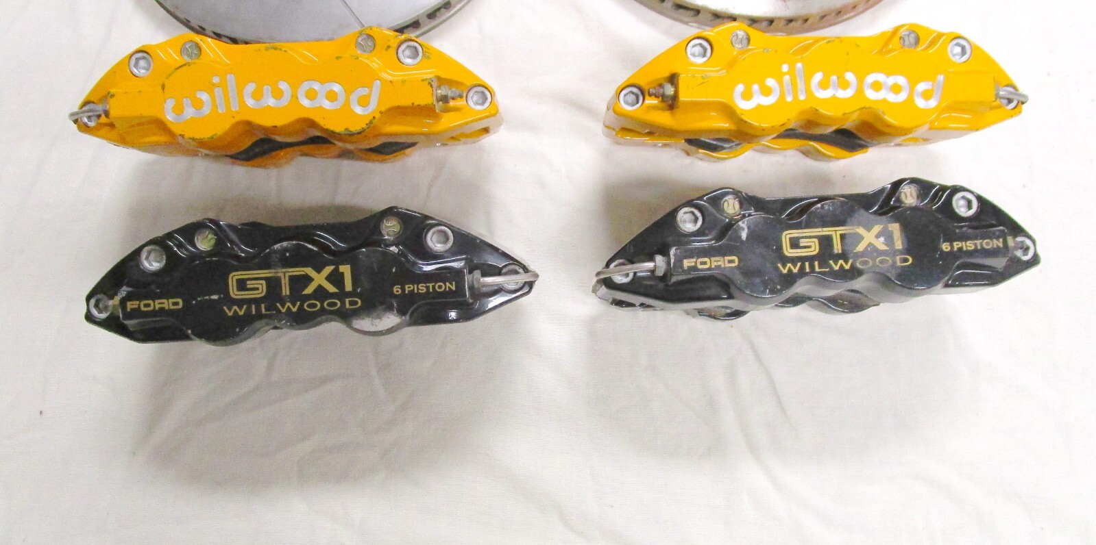 2005,2006 FORD GT GT40 SUPERCAR GTX1 6 PISTON CALIPERS AND 14" ROTORS  05/06