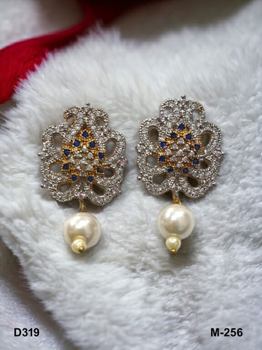 Womens Amazing Style Gold Plated Indian Fashion Earring Partywear Women Jewelry - Picture 9 of 17