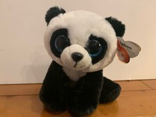 TY 41204 Baboo Panda Beanie Babies, Black and white 6 inch