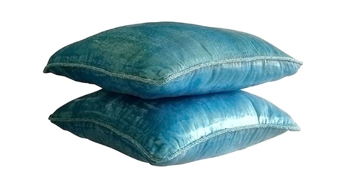 Decorative Sofa Cushion Case Blue 16