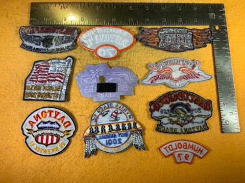 U7-97 MOTORCYCLE PATCH - LOT OF 10 - MIXED BIKE WEEKS - Picture 2 of 2