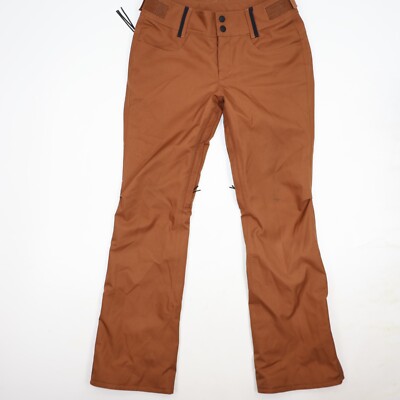 Holden Snowboard Snow Pants Brown Womens Size Medium Skinny Fit