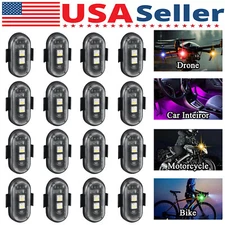 RGB Led Car Ambient Lights Rechargeable Wireless Car Light For Motorcycle, Drone