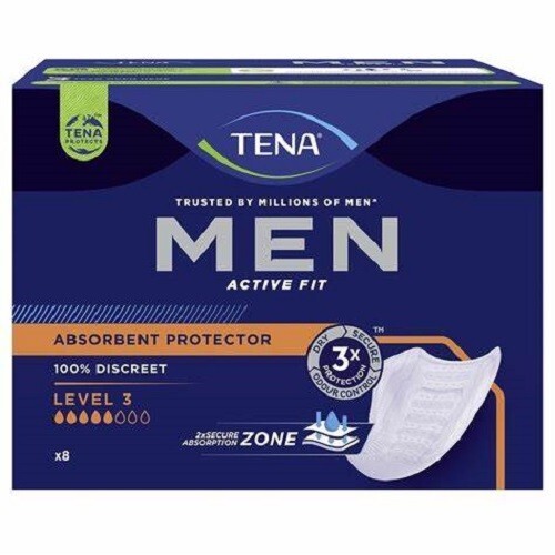 Tena Men Level 3 Absorbent Protector - 8 Pads - Image 3