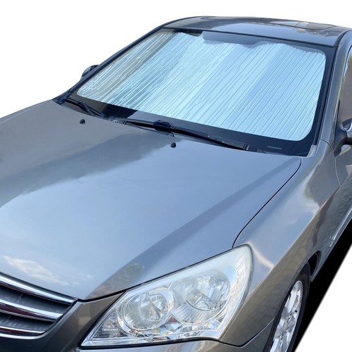 Fit For Hyundai Elantra 07-10 Front Windshield Black Silver Camp Rest Sunshade - Picture 3 of 19