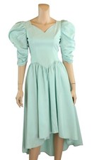 Do You Love Me Vintage 1990s Mint Green Party Prom Bridesmaid Dress size 10