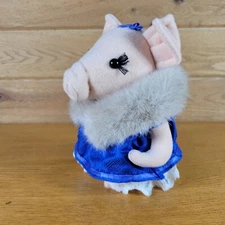 Stuff Animal Piggy RUSS Personality Piggs Lady Alicia Von Pig Betty Kane 1984
