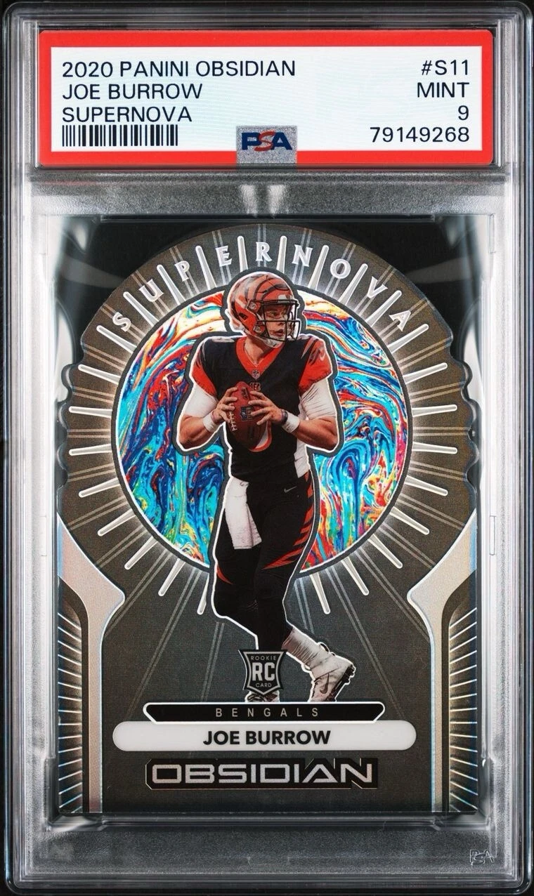 Joe Burrow Panini Obsidian Supernova #S11 Base