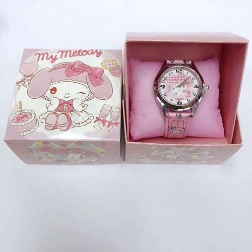 Reloj de cuarzo Sanrio-Hello Kitty, Cinnamoroll, Kuromi, My Melody, Pompompurin - Imagen 10 de 17