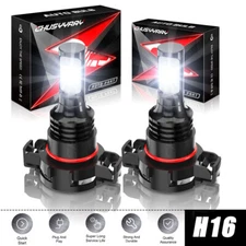 For Dodge Caliber 2010 2011 2012 White Fog Light H16 5202 2504