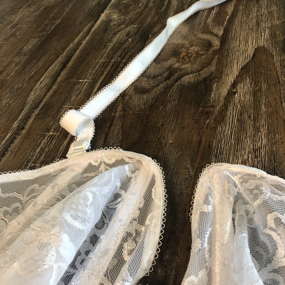 Goddess Women's Lace Bustier Bra #GD0689 - Size 50 In White - Image 3 of 4