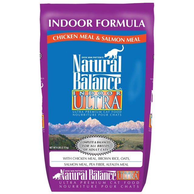 Natural Balance Ultra Dry Cat Food for Indoor Cats Chicken & Salmon 6lb