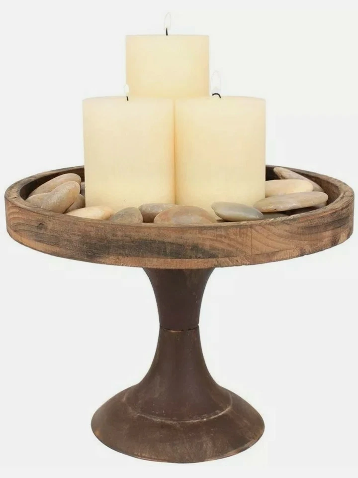 Деревянный пьедестал подставка для демонстрации ~ центральный элемент выветренного фермерского дома - Изображение 2 из 4