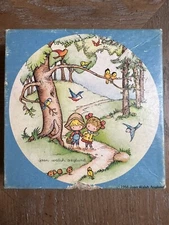 ✨Vintage Springbok mini puzzle “Friends Brighten Up the Way" Joan Anglund READ