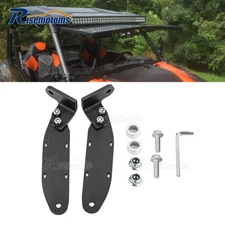 Upper Roof 42'' Curved LED LIGHT BAR Mount Brackets For Polaris General 1000 4