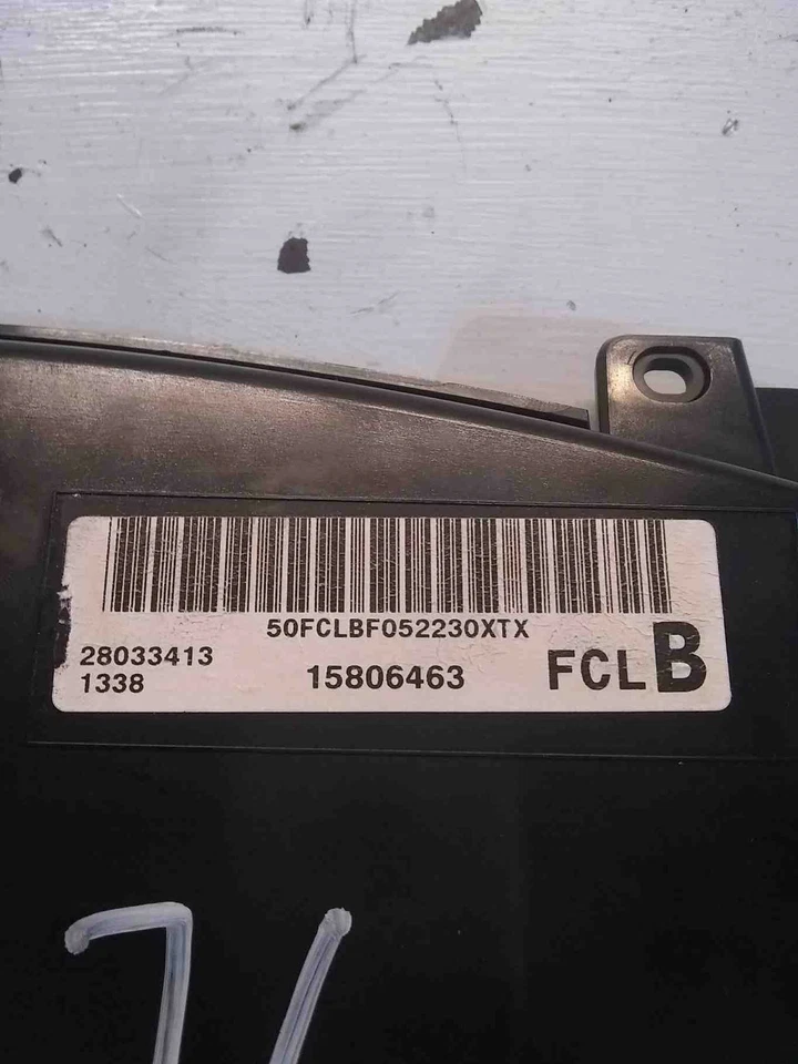 2006 CHEVY CHEVROLET IMPALA SPEEDOMETER CLUSTER OEM ID 15806463 OPT UH8 - Image 4 of 4