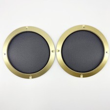 6.5" Speaker Cover Grill For Car Audio DJ PA Speaker Golden ABS Frame Metal Mesh