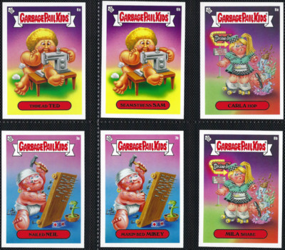 September Week 2 Print Run 420 SP Garbage Pail Kids Bizarre Holidays 10 card set