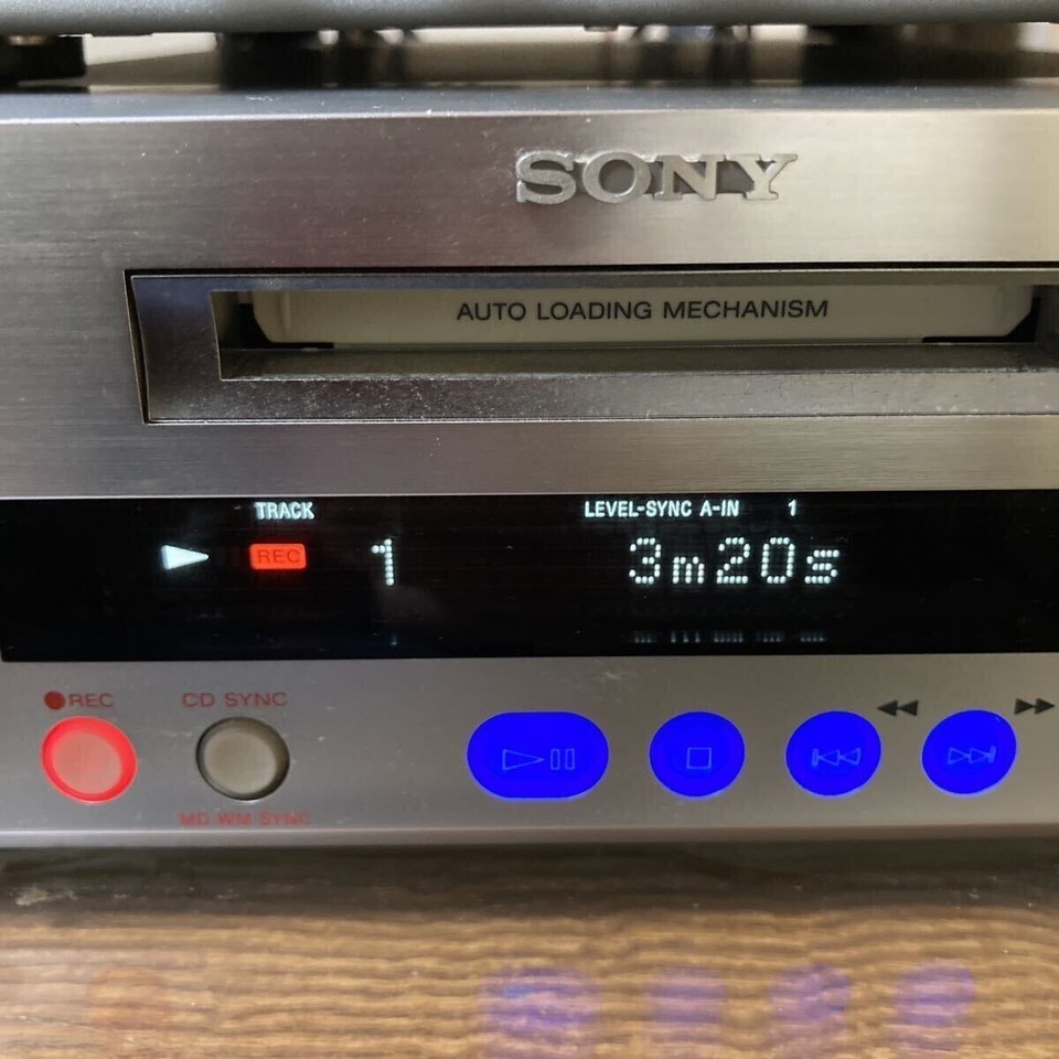 SONY MDS-SD1 MD recorder Minidisc MD Deck Player Recorder Audio Japan ...