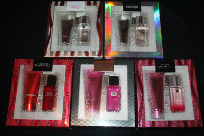 Victoria's Secret FRAGRANCE LOTION Holiday GIFT SET Bombshell TEASE Glam INTENS 