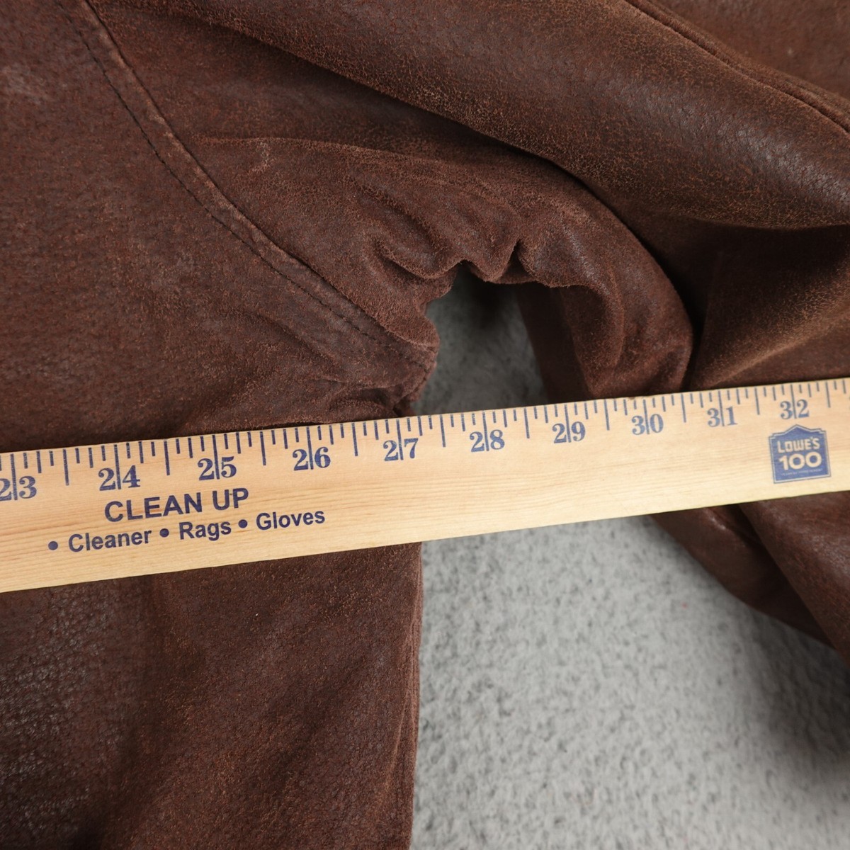 Vintage New River Leather Jacket Mens 2XL Brown 100% Leather