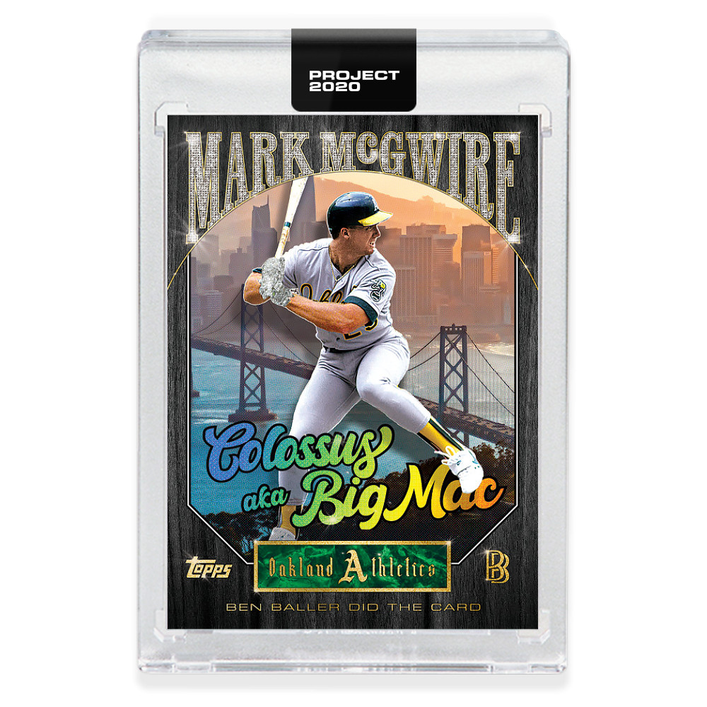 Topps Project 2020~1987 Mark Mcgwire #191 By Ben Baller PR:9758