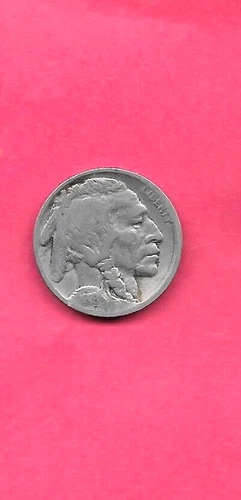 US UNITED STATES BUFFALO NICKEL 1919 P VG-VERY -NICE OLD USED 5 CENT COIN