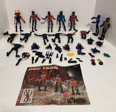 KNEX FIGURES LOT: Robot PEOPLE /Parts/Pieces/Read