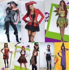 SEXY Damenkostüm Kostüm Faschingskostüm Damen Karnevalskostüm Hexe Polizist